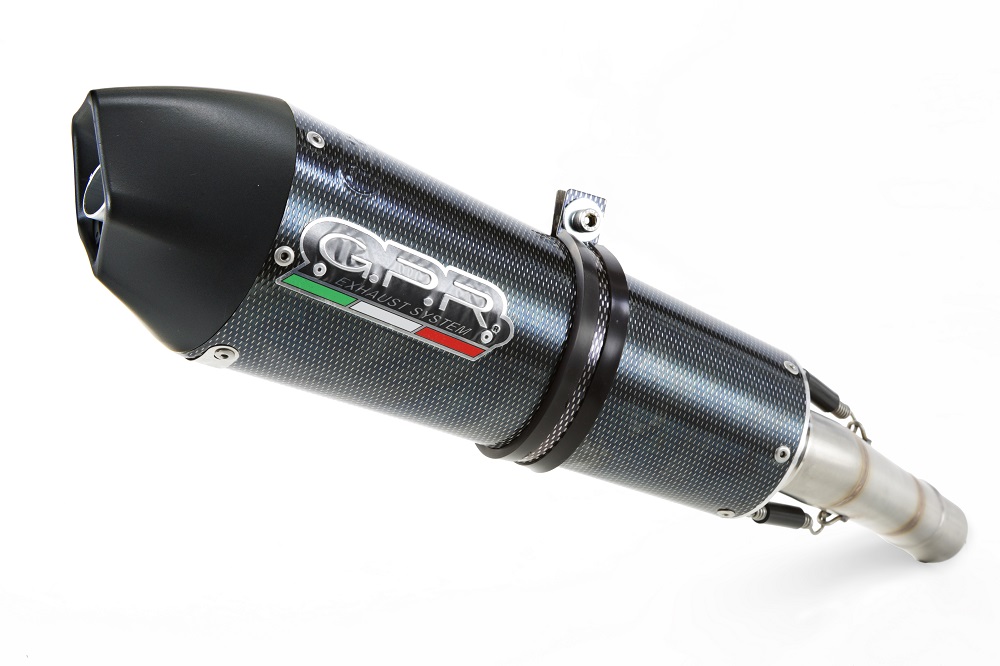 Cijeli ispušni sustav GPR GPE ANN. CO.H.249.CAT.GPAN.PO Carbon look including removable db killer and catalyst
