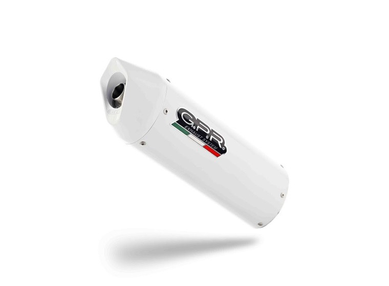 Slip-on exhaust GPR ALBUS CERAMIC H.248.RACEDB.ALB White glossy