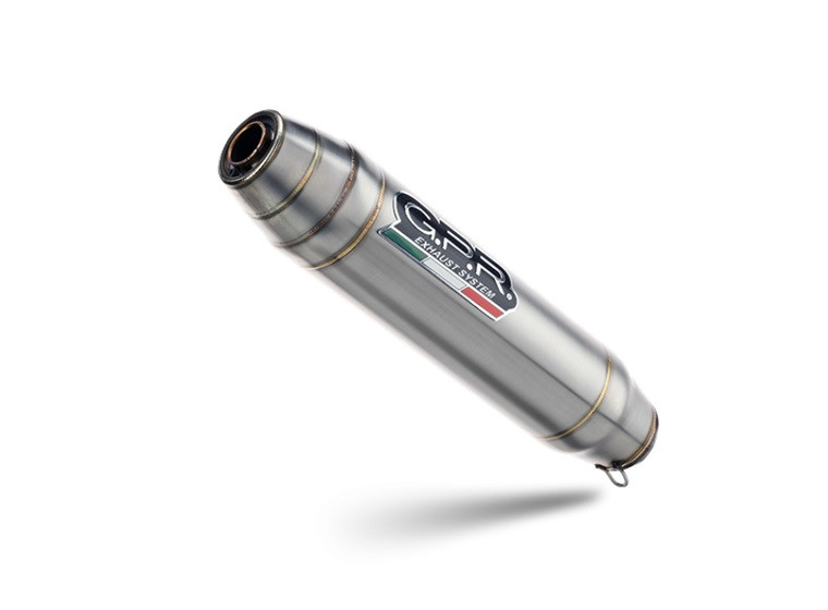 Slip-on exhaust GPR DEEPTONE T.30.DE Brushed Stainless steel