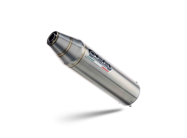 Slip-on exhaust GPR DEEPTONE ATV PO.5.2.DEATVCURV Brushed Stainless steel