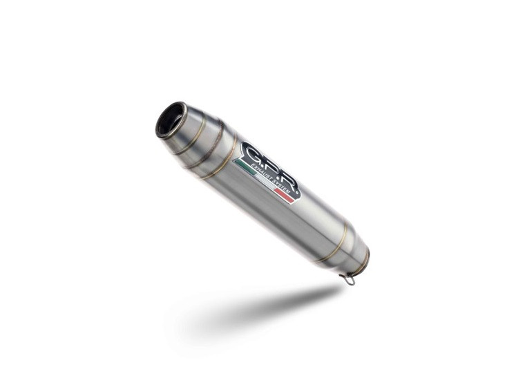 Slip-on exhaust GPR DEEPTONE INOX KT.105.1.RACE.DE Brushed Stainless steel