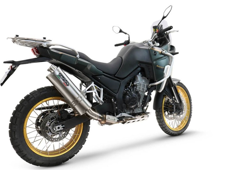 Slip-on exhaust GPR DUNE TRIOVALE TITANIO VO.9.DUNE Titanium