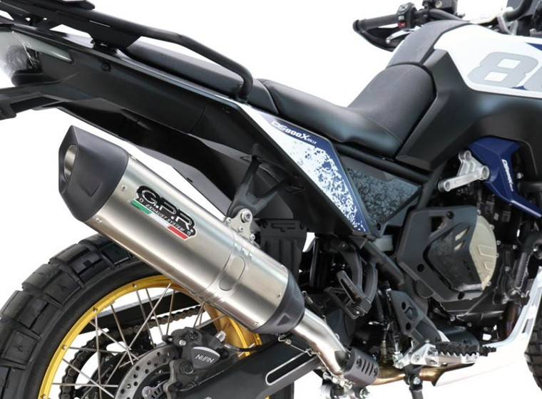Slip-on exhaust GPR FURORE-X TITANIO VO.9.FUXTIT Brushed Titanium