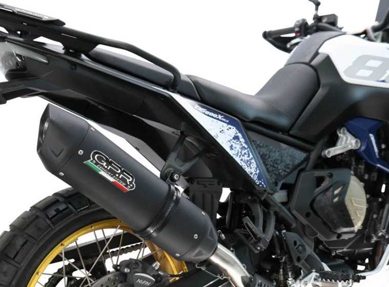 Slip-on exhaust GPR FURORE-X TITANIO NERO VO.9.RACEDB.FUXTITBL Titanium Matte Black