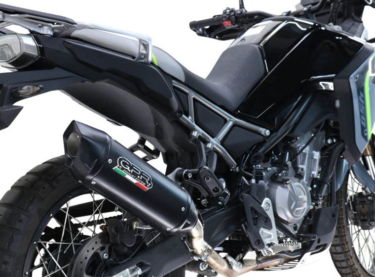 Slip-on exhaust GPR FURORE-X TITANIO NERO CF.17.VO.7.FUXTITBL Titanium Matte Black