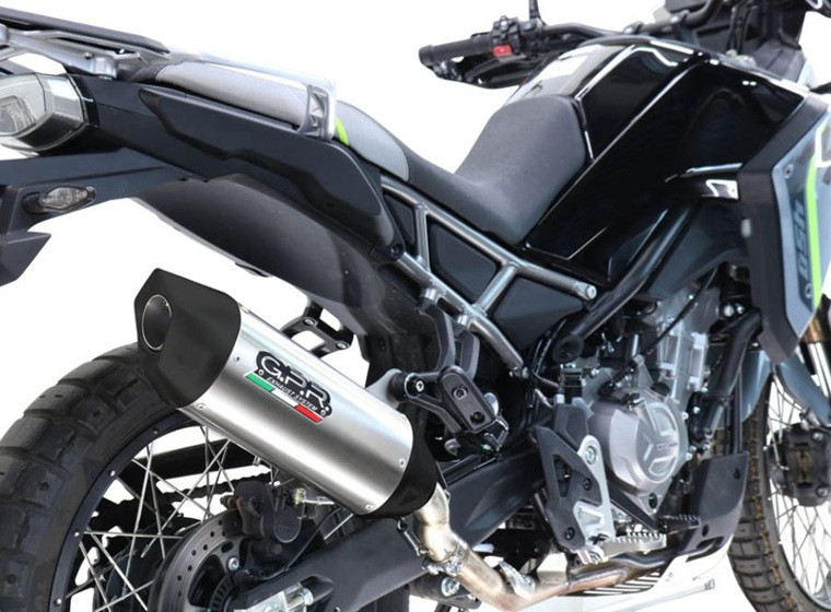 Slip-on exhaust GPR FURORE-X TITANIO BRK24.T.101.FUXTIT Brushed Titanium