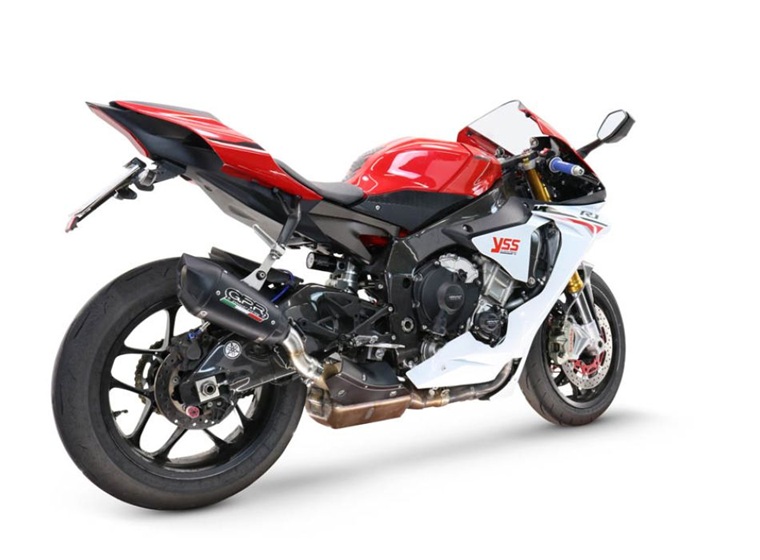 Slip-on exhaust GPR GP-REVO BLACK TITANIUM Y.199.GPRBLTIT Titanium Matte Black