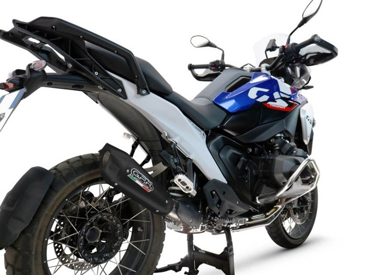 Slip-on exhaust GPR GP-REVO BLACK TITANIUM BM.110.GPRBLTIT Brushed Titanium