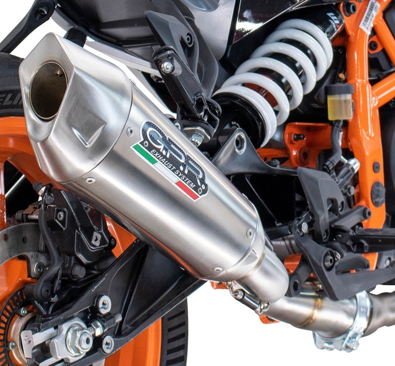 Slip-on exhaust GPR GP-REVO HU.59.4.GPRTIT Brushed Titanium