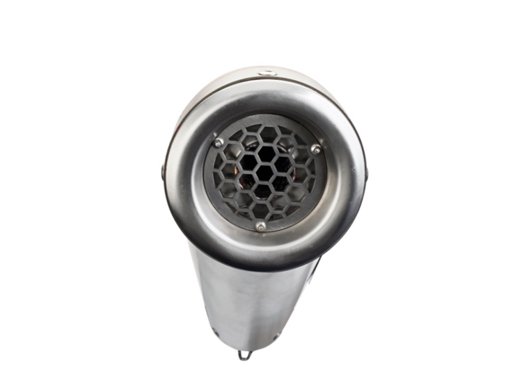 Slip-on exhaust GPR POWERCONE EVO S.162.PCEV Brushed Stainless steel including removable db killer and link pipe