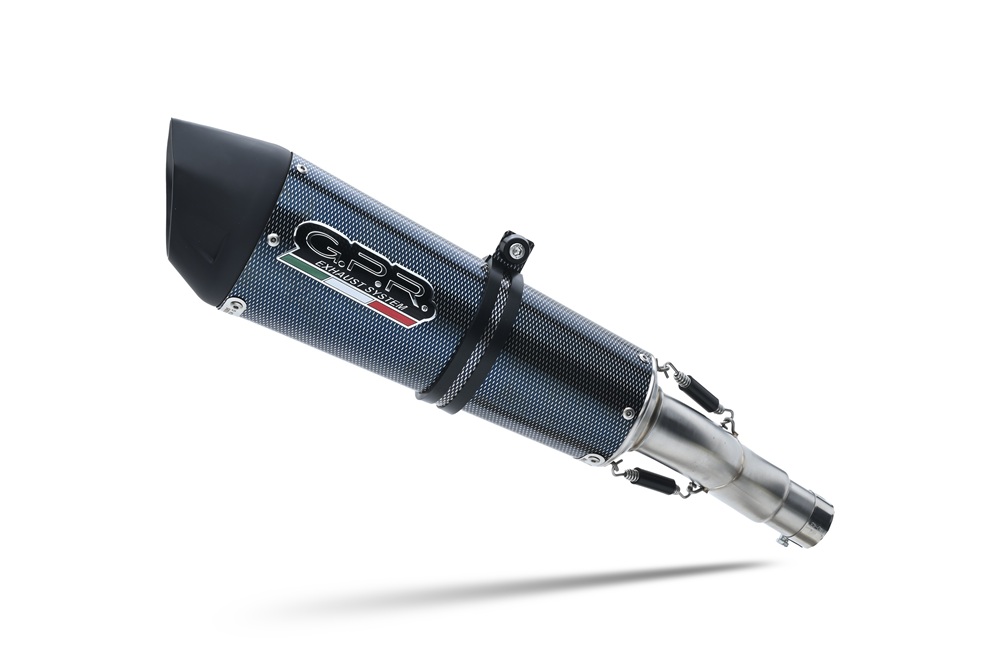 Slip-on exhaust GPR GP EVO4 POPPY D.140.2.GPAN.PO Carbon look