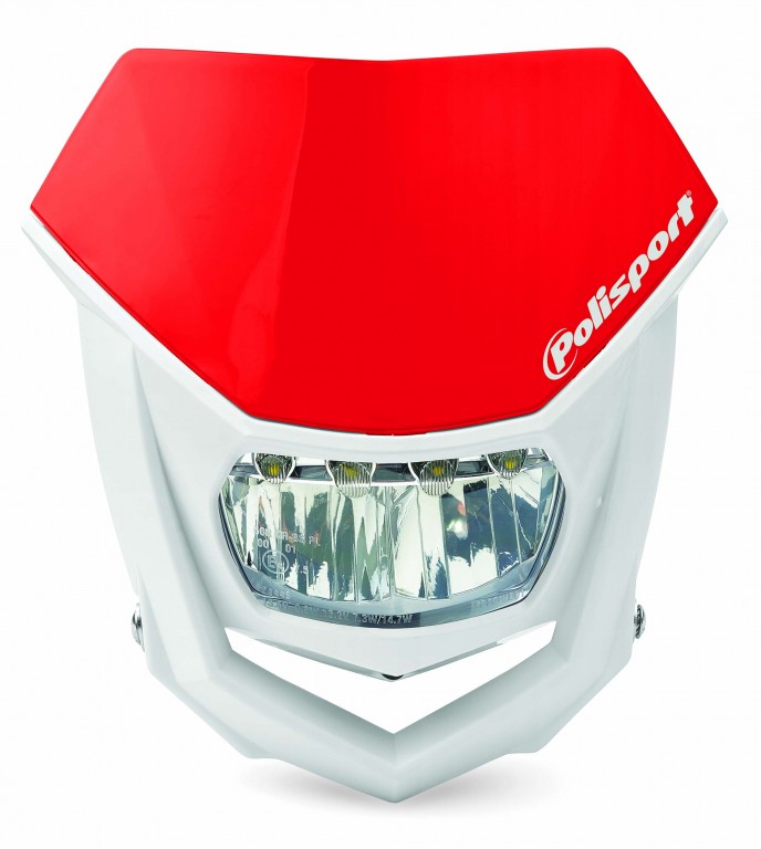 Headlight POLISPORT HALO LED 8667100006 red CR 04