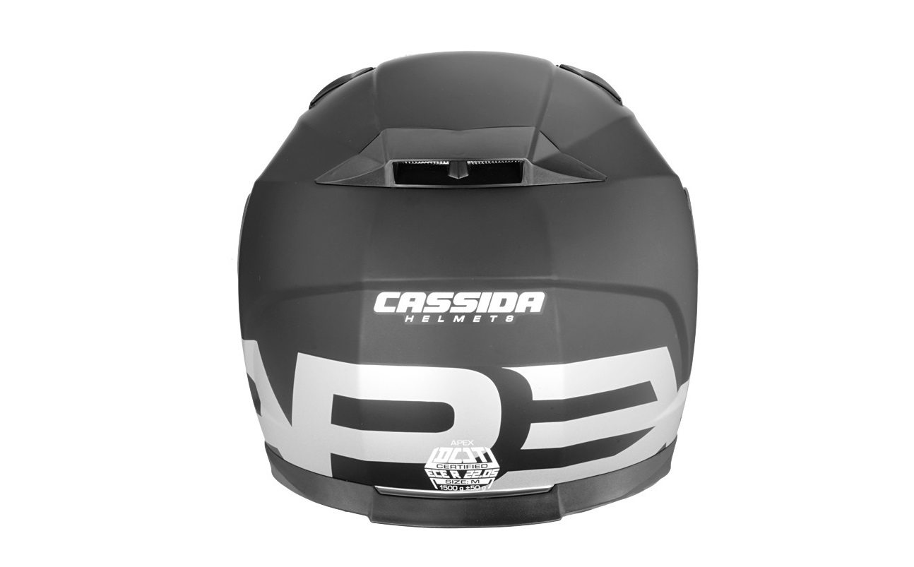 Full face helmet CASSIDA APEX VISION black matt/ grey reflex M