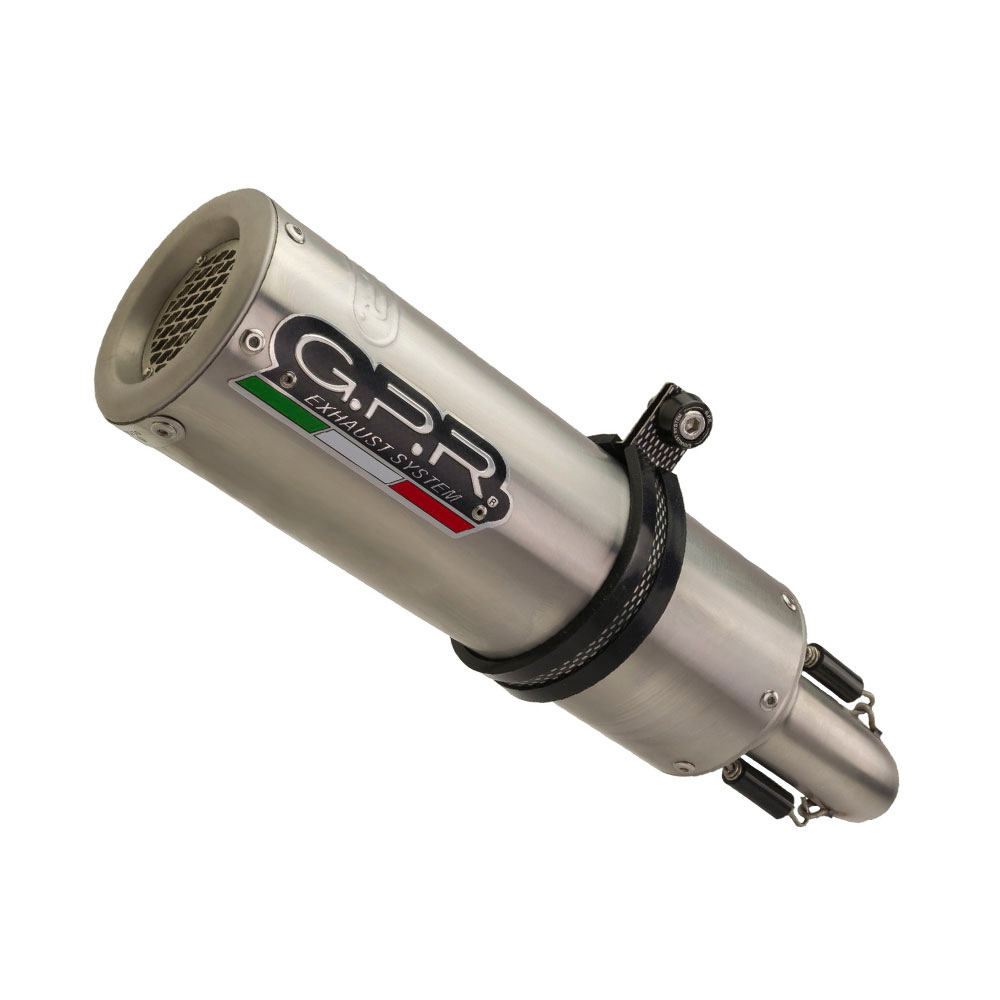 Slip-on exhaust GPR M3 S.155.M3.INOX Brushed Stainless steel including removable db killer and link pipe