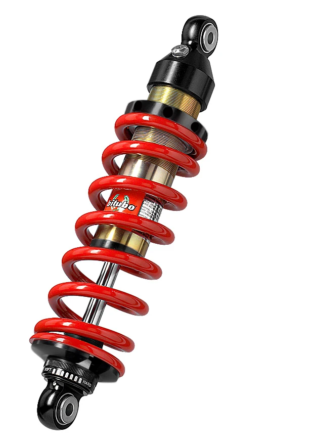 Monoshock BITUBO adjustable: spring preload, rebound, lenght red spring