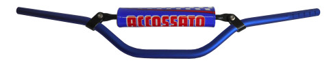 Handlebar ACCOSSATO aluminium, 22 mm plavi