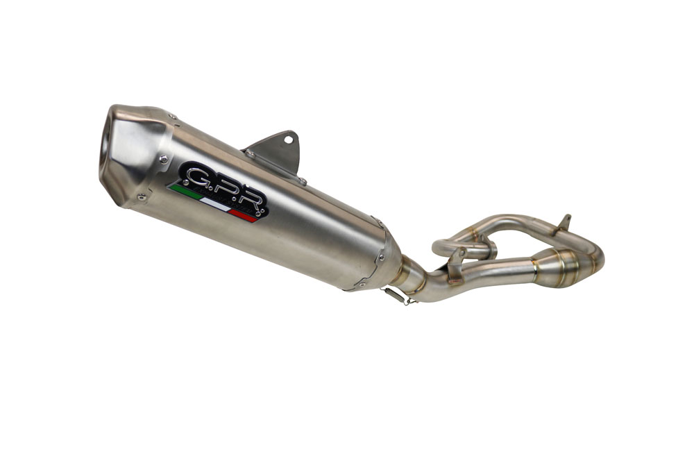 Cijeli ispušni sustav GPR PENTACROSS PNT.EN.2.IO Brushed Stainless steel including removable db killer/spark arrestor