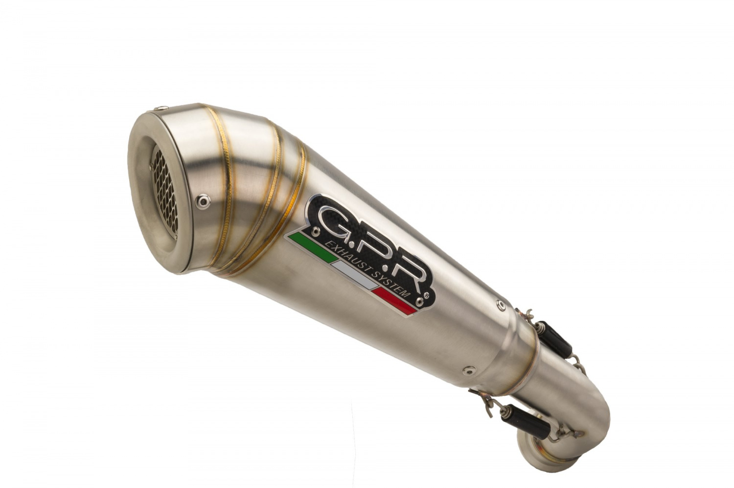 Cijeli ispušni sustav GPR POWERCONE EVO QUSP.135.PCEV Brushed Stainless steel including removable db killer