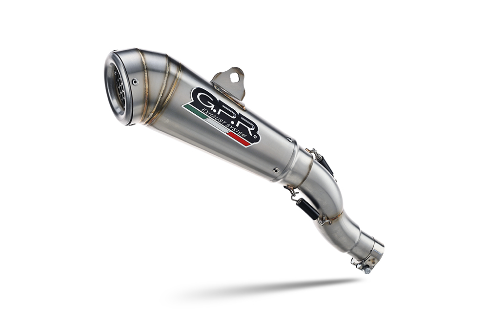 Slip-on exhaust GPR POWERCONE EVO KT.109.PCEV Brushed Stainless steel