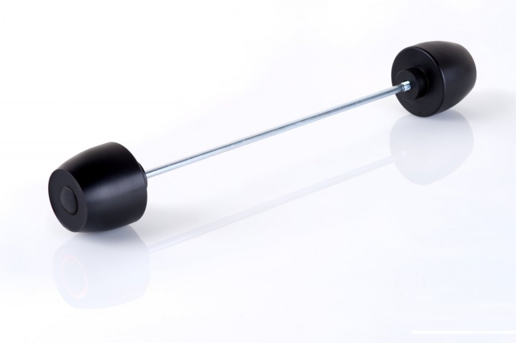 Axle sliders PUIG PHB19 20170N Crni without color caps, rear