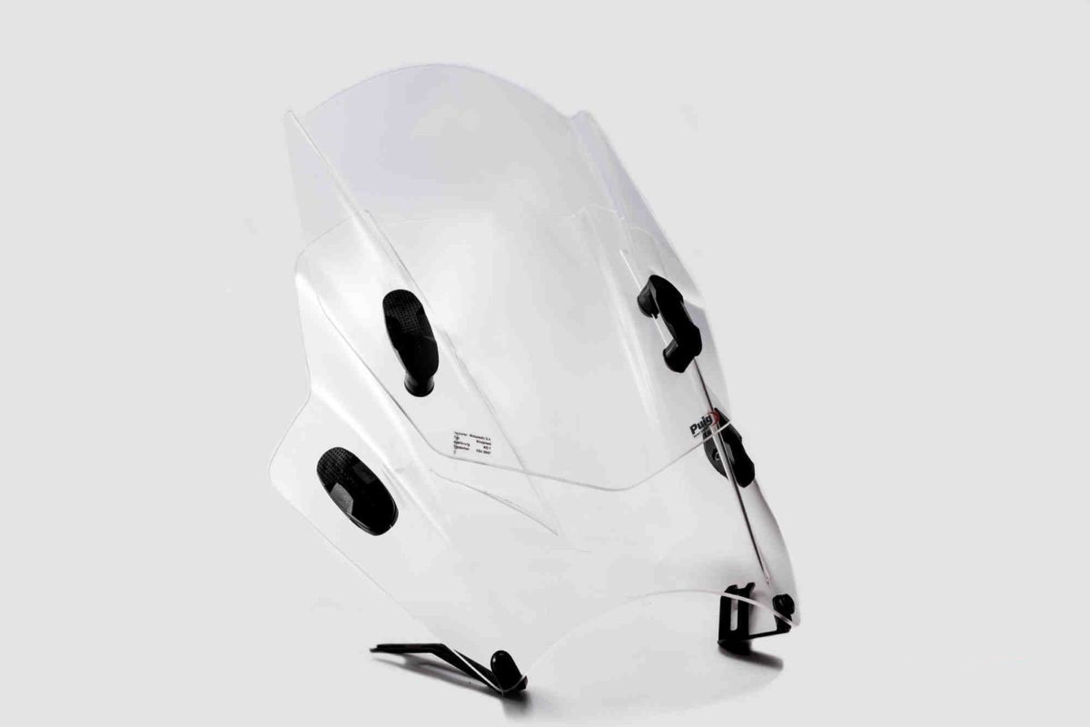 Windshield PUIG UP&DOWN 2193W transparent universal for YAMAHA MT-07 700 2025-2026, BENELLI BN 125 2018-2022