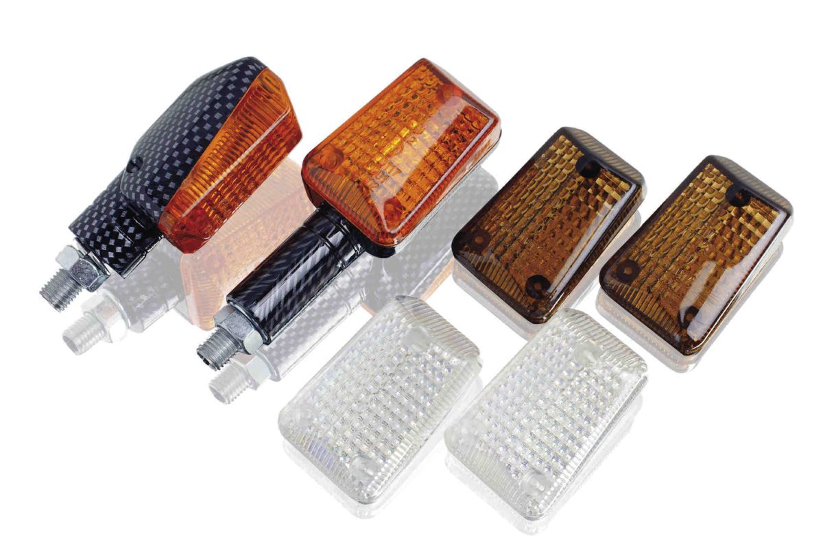 Turn signals PUIG MINI 4042C carbon look short, homologated