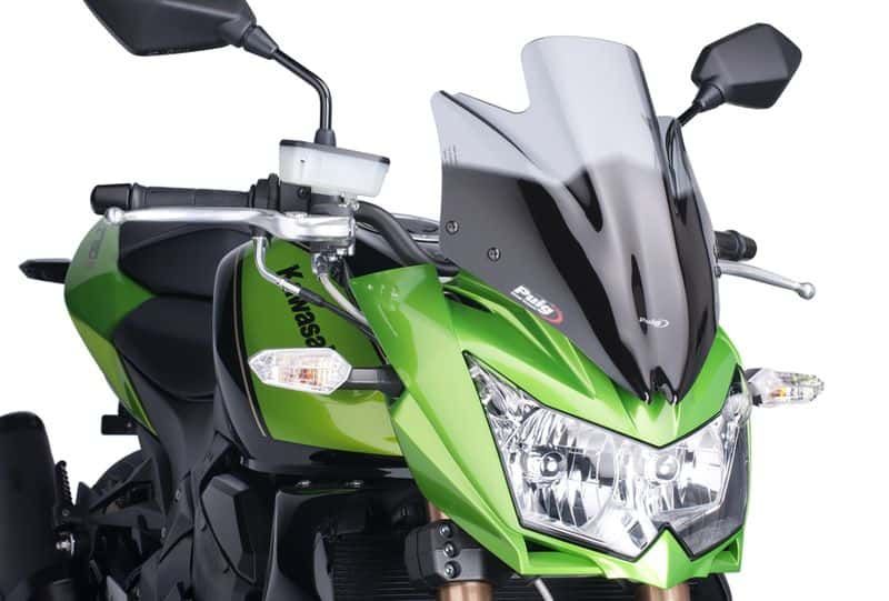 Windshield PUIG NEW GEN. SPORT 4523H smoke for KAWASAKI Z 750 / S 2007-2012, KAWASAKI Z 750 R 2011-2012