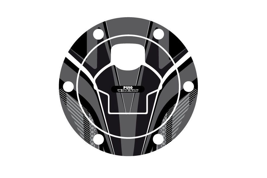 Fuel cap cover PUIG RADIKAL 6298U grey