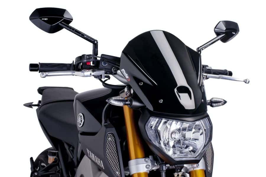 Windshield PUIG NEW. GEN TOURING 6861N Crni