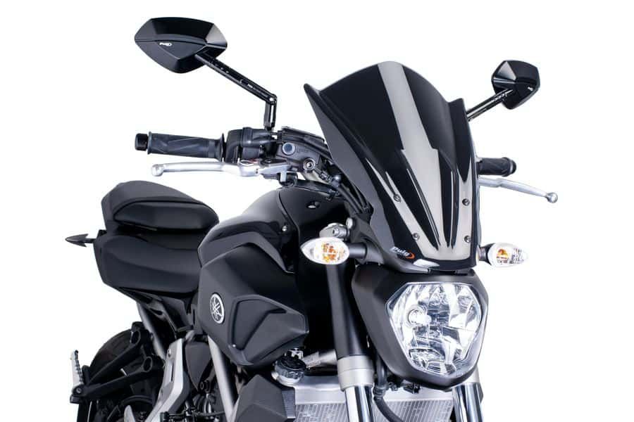 Windshield PUIG NEW. GEN TOURING 7016N Crni