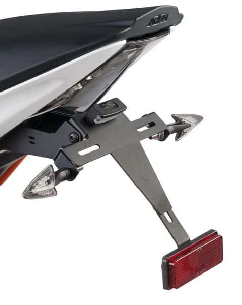 Adjustable license support PUIG 7107N Crni