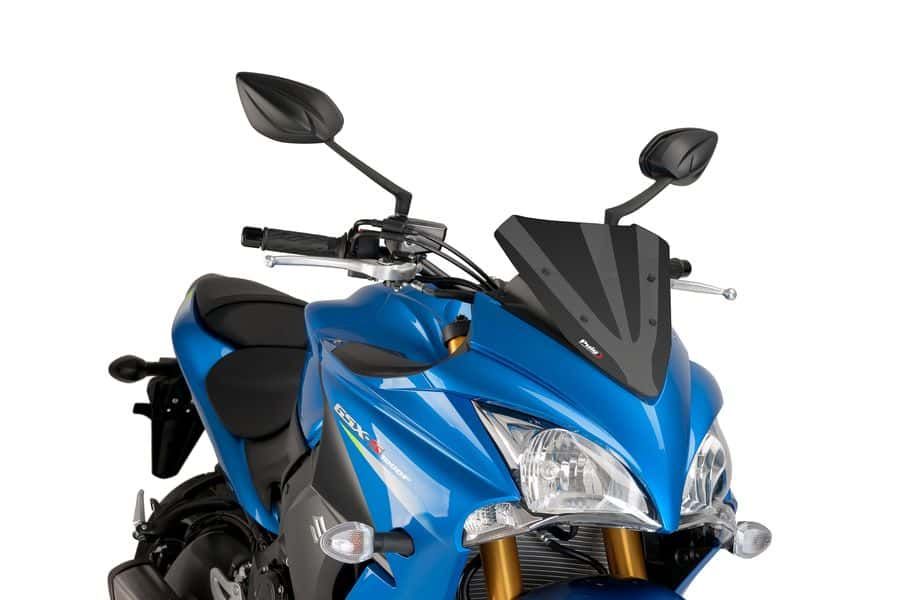 Windscreen PUIG RACING 7639C carbon look