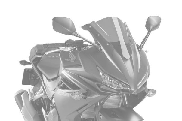 Windscreen PUIG RACING 8903C carbon look