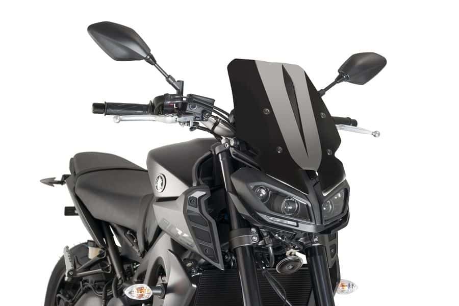 Windshield PUIG NEW. GEN TOURING 9377N Crni