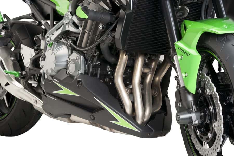 Engine spoiler PUIG 9703J matt black stickers included