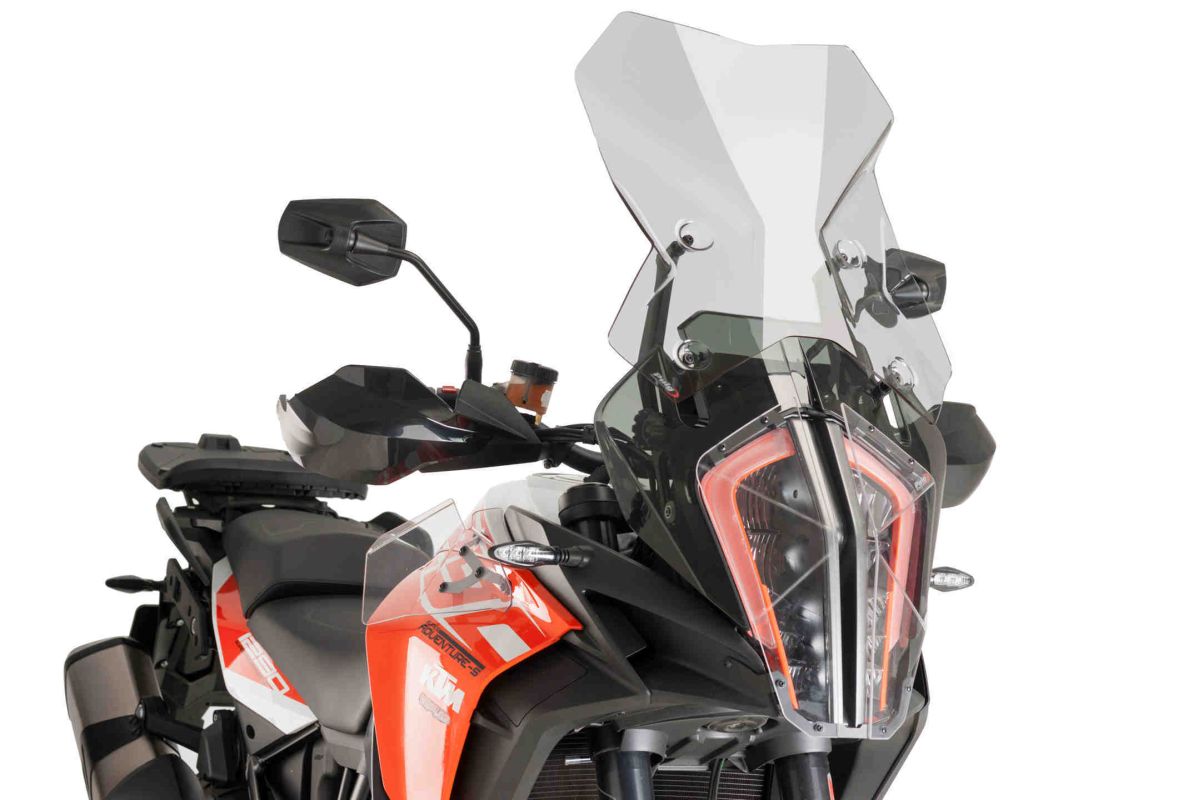 Windscreen PUIG TOURING 9717H smoke for KTM Super Adventure 1290 / R / S 2017-2020