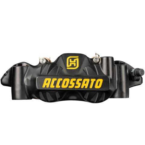 Radial brake caliper ACCOSSATO PZ004 Forged Monoblock 108 mm distance With Pistons in Aluminium