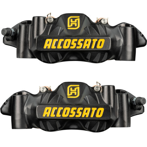 Radial brake caliper ACCOSSATO PZ004 Forged Monoblock 108 mm distance With Pistons in Aluminium