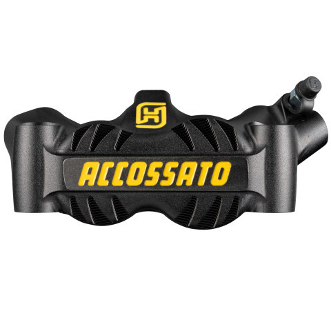 Radial brake caliper ACCOSSATO PZ007 Forged Monoblock 100 mm distance With Pistons in Aluminium