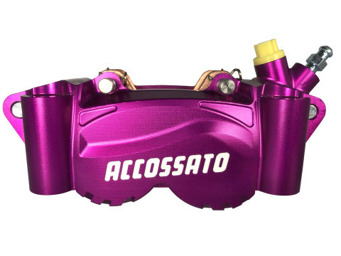 Radial billet 2-piece caliper ACCOSSATO PZ011 distance 100 mm