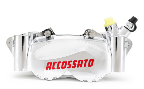 Radial Billet 2-piece Caliper ACCOSSATO PZ011 - distance 100 mm Piston in aluminium