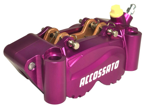 Radial billet 2-piece caliper ACCOSSATO PZ012 distance 108 mm