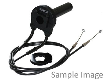 Fast action twistgrip 888 Venhill S01-4-102/888 including cable