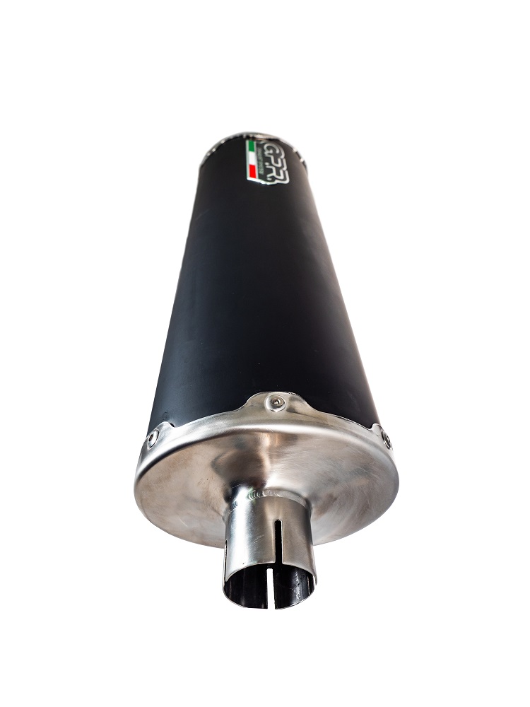 Slip-on exhaust GPR EVO4 ROAD SC.CAT.168.EVO4 Matte Black including removable db killer, link pipe and catalyst