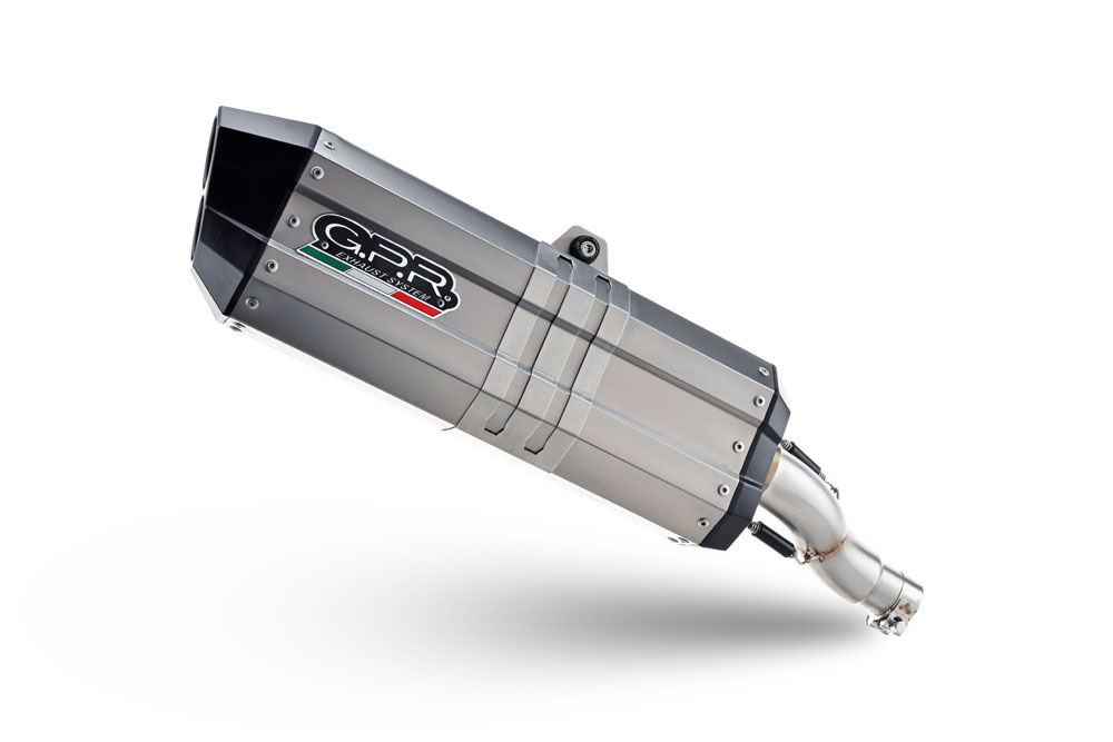 Slip-on exhaust GPR HYPER SONIC TITANIUM Z.19.1.HYSOTIT Brushed Titanium