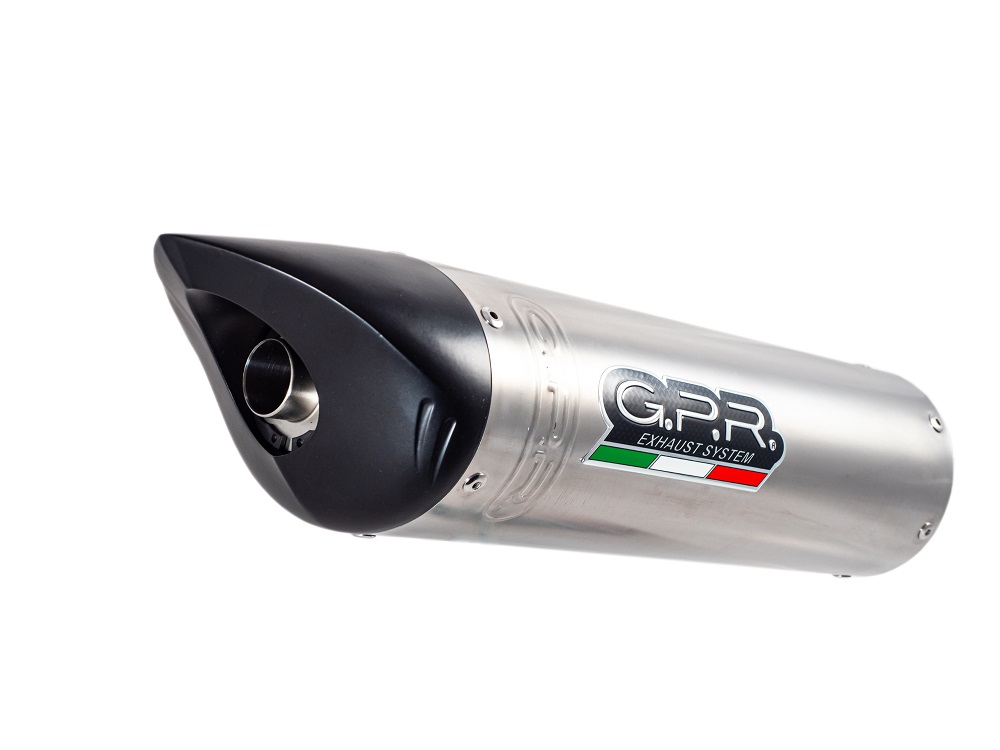 Slip-on exhaust GPR TIBURON T.53.TIBTO Brushed Titanium