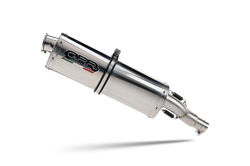 Slip-on exhaust GPR TRIOVAL H.226.1.E4.TRI Polished Stainless Steel