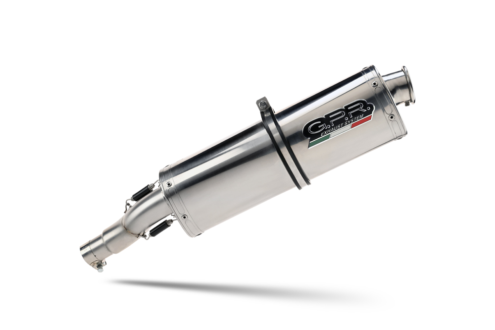 Slip-on exhaust GPR TRIOVAL CAT.BMW.61.TRI Polished Stainless Steel
