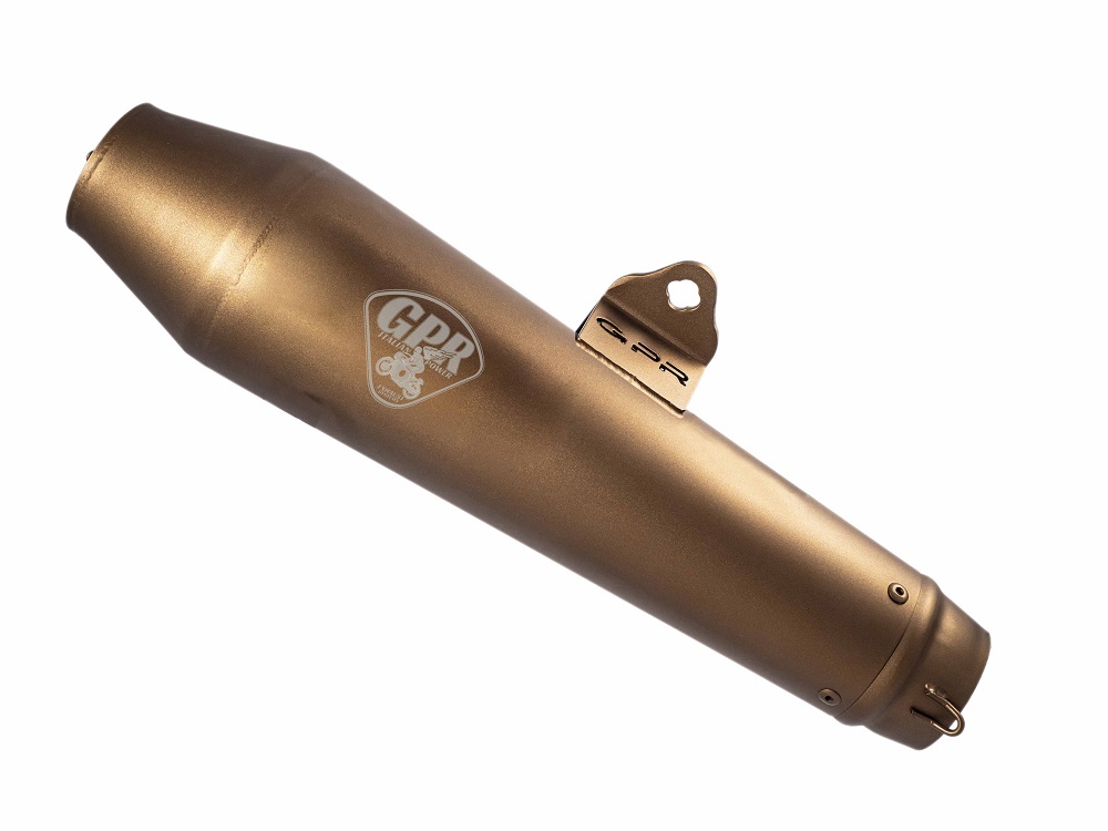 Universal silencer GPR ULTRACONE CAFÉ RACER CAFE.5.ULTBRZ Bronze without link pipe