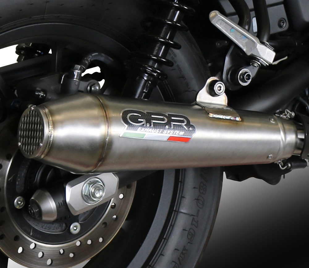 Slip-on exhaust GPR ULTRACONE ROY.10.RACE.ULTRA Brushed Stainless steel including link pipe
